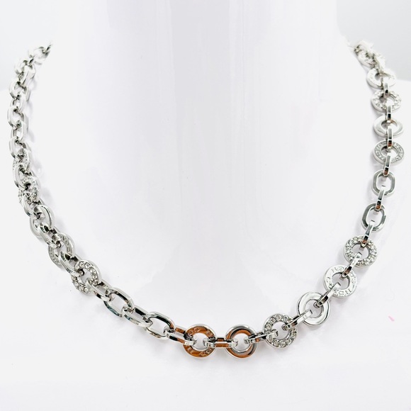 Coach silver crystal signed Necklace - Picture 1 of 4